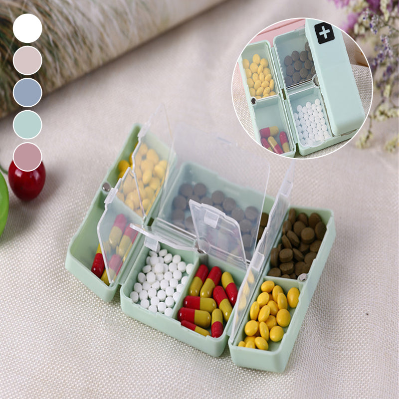 🎁7 Compartments Portable Pill Case